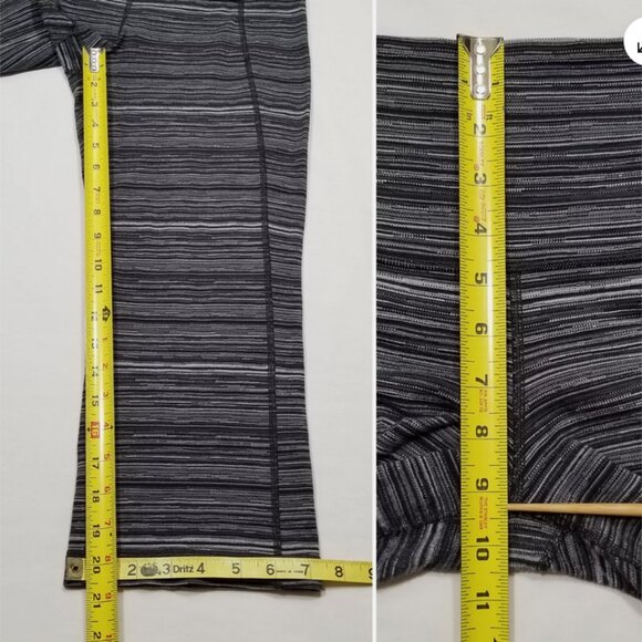 LULULEMON Gather & Crow Crop II Leggings Pants 6232E1M - Picture 8 of 10